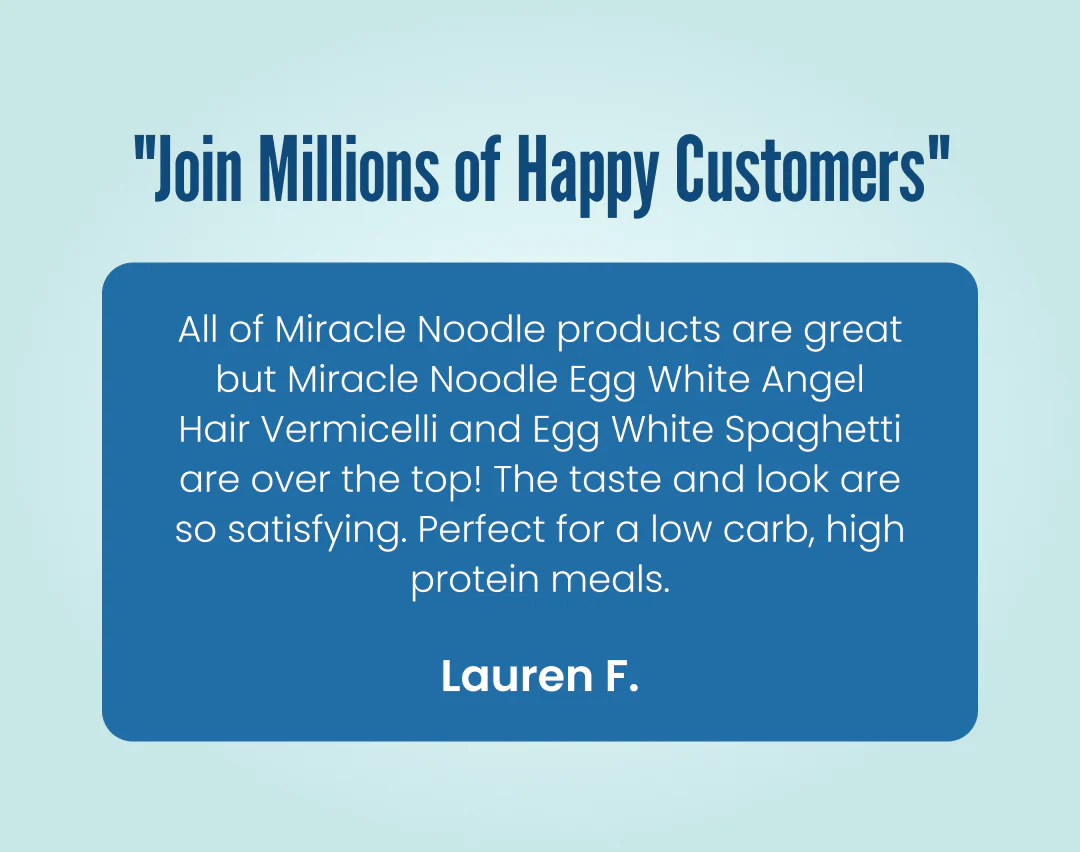 Miracle Noodle Egg White Spaghetti Noodles - Image 3