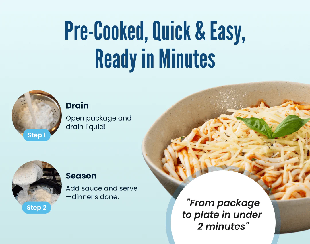 Miracle Noodle Egg White Spaghetti Noodles - Image 4