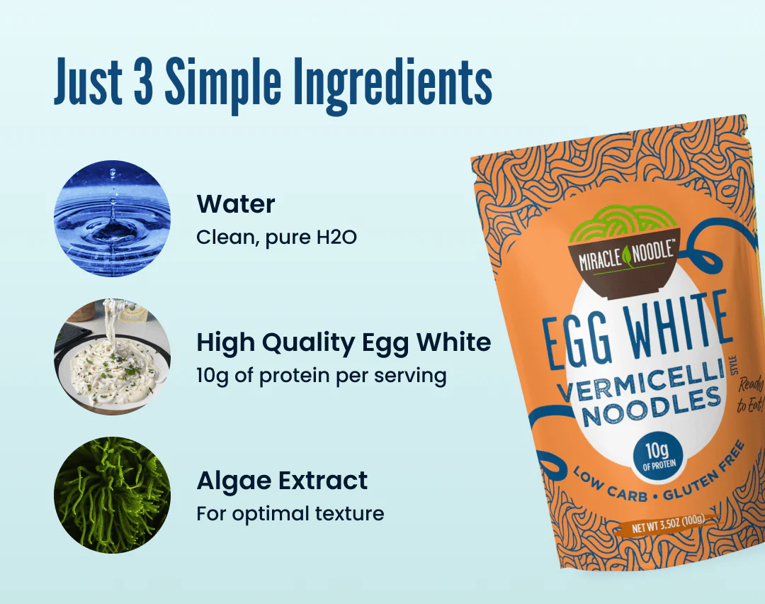 Miracle Noodle Egg White Angel Hair/Vermicelli Noodles - Image 5