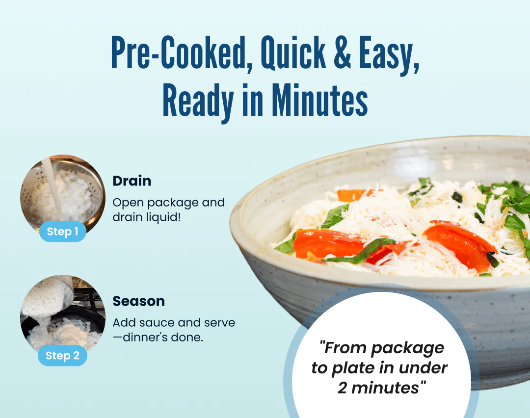 Miracle Noodle Egg White Angel Hair/Vermicelli Noodles - Image 6